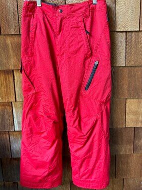 EUC Obermeyer Apple Red Rewind Cargo Snow Pant in Junior/Youth 10